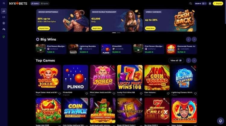 Nyxbets Casino Nederland: Is er nog een stortingsbonus beschikbaar? - overview